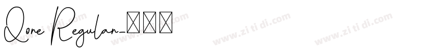 Qore Regular字体转换